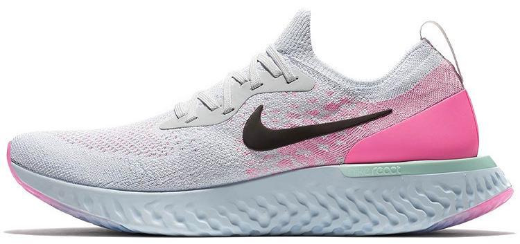 epic react flyknit pearl pink