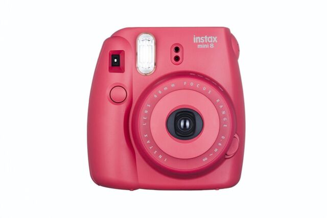 Fujifilm Instax Mini 8 pink Polaroid camera. First - Depop