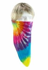 Rainbow Tie Dye Psychedelic Bandana Double Spiral Scarf Handkerchief 100 Cotton