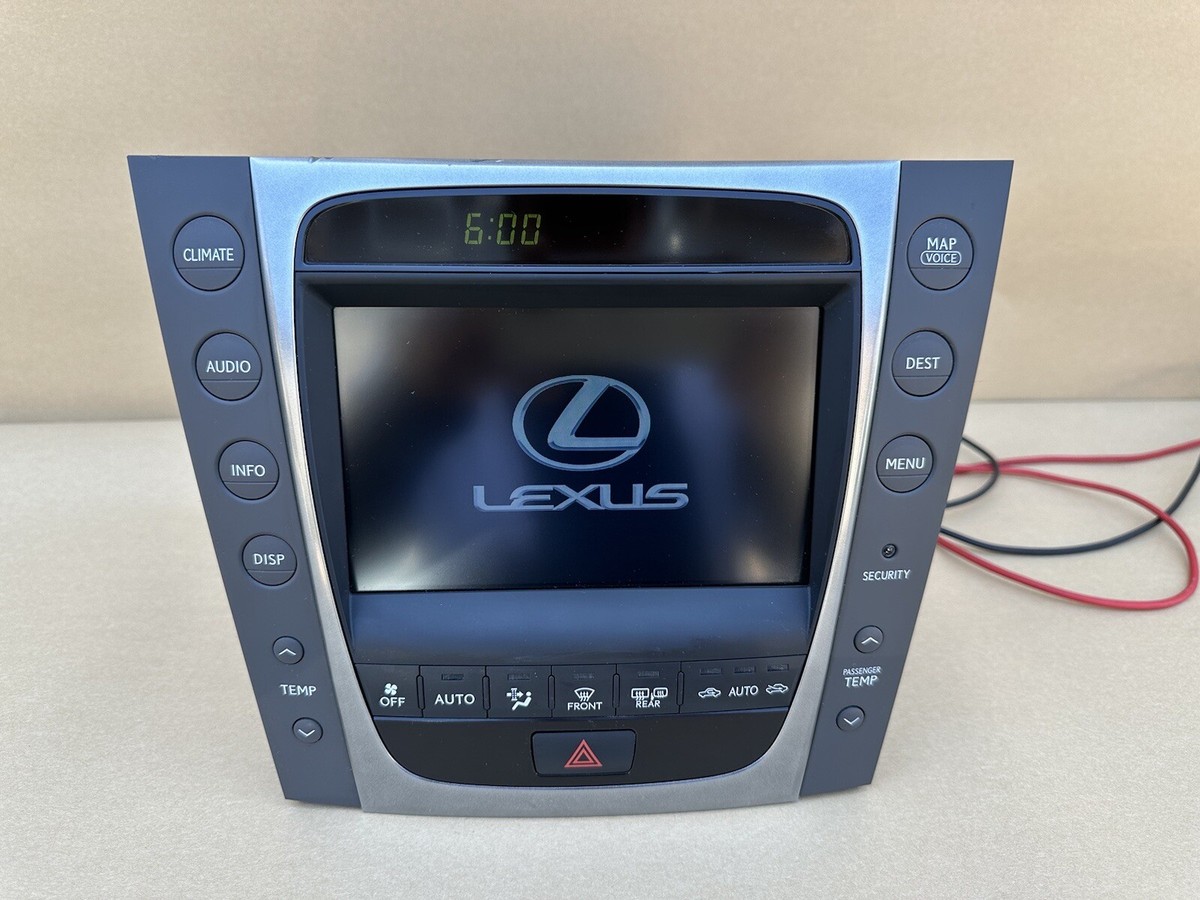 07-09 Lexus GS350 GS460 Navigation Information Display Screen
