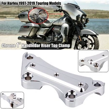 Handlebar Riser Top Clamp FIT For Harley Davidson Touring FLHT FLTR FLHR FLHX