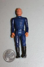 1978 Mattel Battlestar Galactica Commander Adama Figure Loose Lorne Greene 