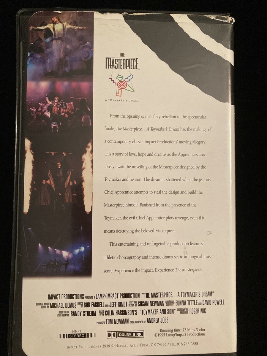 The Masterpiece A Toy Makers Dream Vhs | eBay