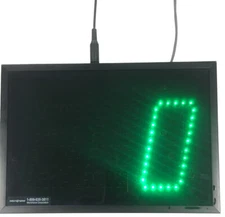 Microframe Visual-Pager indoor Green Display Model 5100