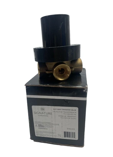 SH6103 SIGNATURE HARDWARE 3/4" 6 Way Transfer Valve - Picture 7 of 7