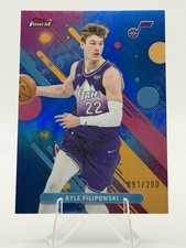2025-26 Topps Finest Kyle Filipowski Blue Refractor /200 Utah Jazz #72