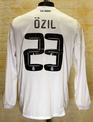 Real Madrid 2010/11 long sleeve home jersey shirt Özil #23 | eBay
