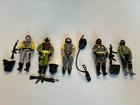 1989 Gi Joe Python Patrol Figures Vintage Set of 5 Original Accessories ARAH