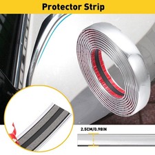 Chrome Car Moulding Trim Strip Door Guard Protector For Trucks Suv 1inchx16ft Chrome Car Moulding Trim Strip Door Guard Protector For Trucks Suv 1inchx16ft