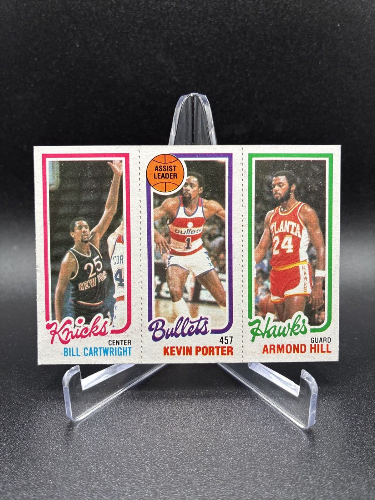 1980-81 Topps #25-244-166 Bill Cartwright Rookie Kevin Porter Hill EXNM RC Bulls