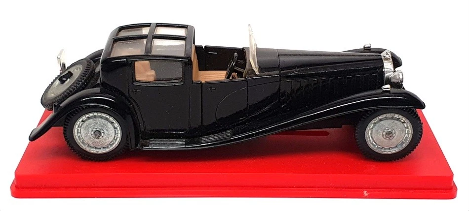 Solido 1/43 Scale Diecast 136 - 1930 Bugatti Royale - Black/Tan Seats - Image 3 of 4