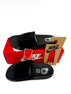 Nike Offcourt Slides Triple Black Sandals Shoes BQ4639-003 Men s Sz 8 NEW!