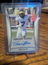 Leaf Signature Football Tarik Black Autograph Card 2021 BA-TBI