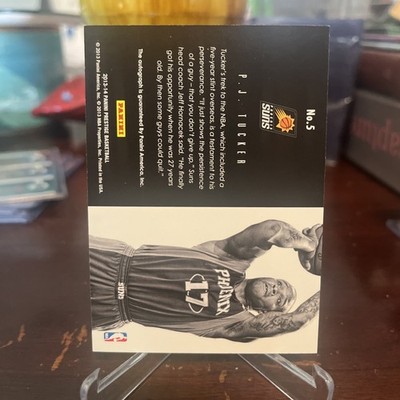 2013-14 PRESTIGE BONUS SHOTS AUTOGRAPHS #5 PJ TUCKER AUTO SUNS | eBay