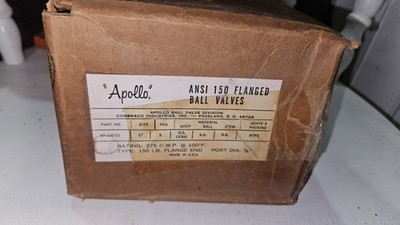 Apollo 87-105-01 1  ANSI 150 CF8M 316SS Flanged Ball Valve RTFE NOS USA