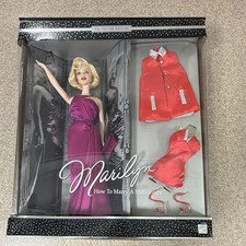 Mattel Barbie Collector Marilyn Monroe How to Marry a Millionaire Doll 12in Set