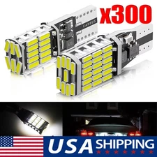 T15 921 912 LED Reverse Backup Light Bulbs W16W 916 6000K Super Bright White