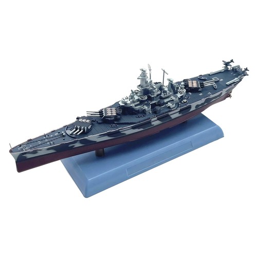 1/1000 WWII USS Alabama BB-60 Battleship Finished Alloy Model Decoration - Foto 3 di 14