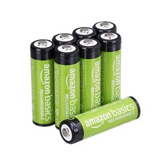 Amazon Basics 8-Pack Rechargeable AA NiMH Batteries 2000 mAh 1.2V Recharge up 12.10 per battery