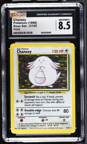 Chansey graded CGC 8.5 for sale on eBay