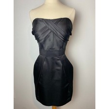 BCBGeneration Little Black Dress Strapless, Sz 10, Pockets, Mini