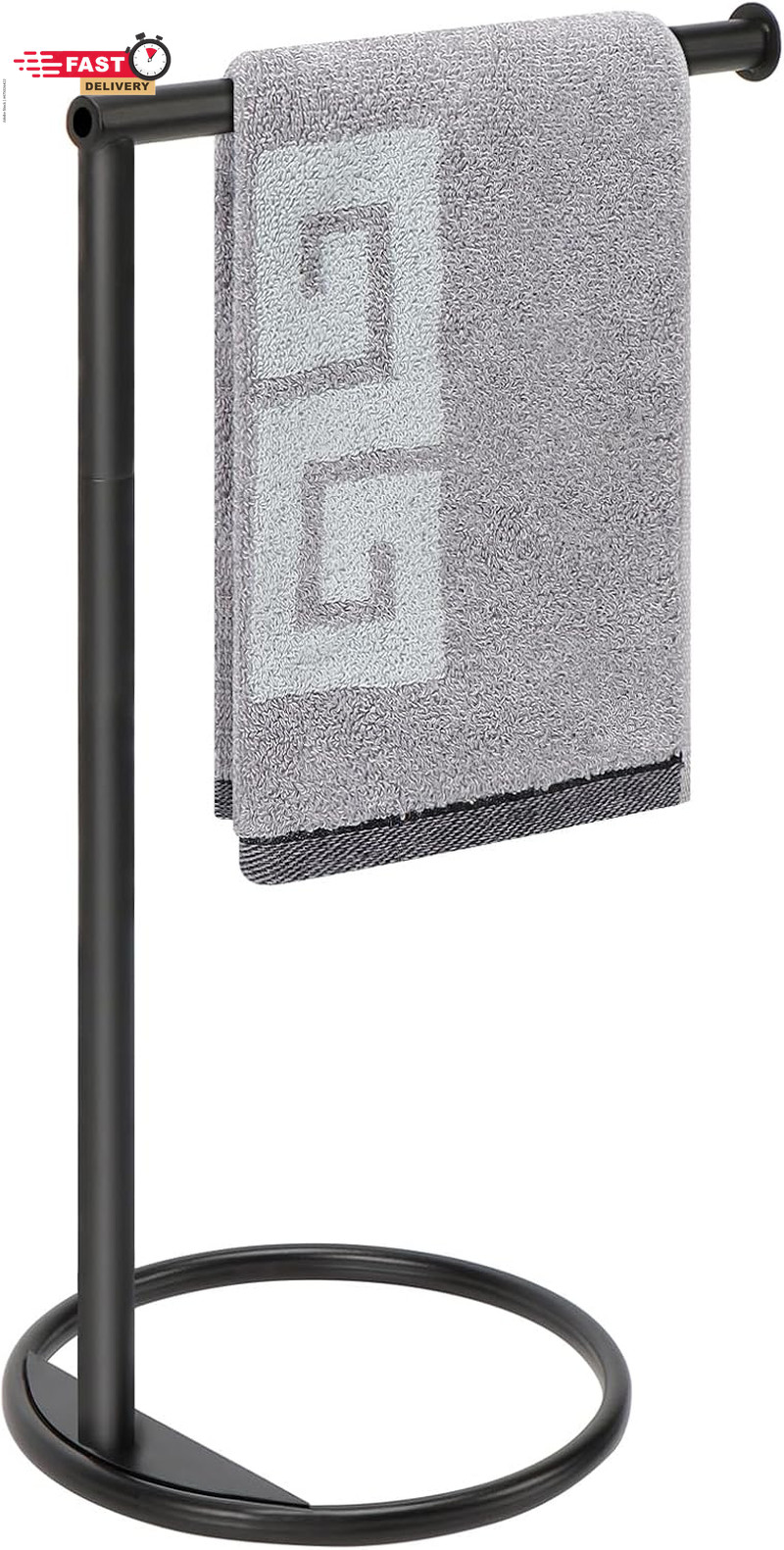 Holder Stand, Thicken Metal L Shape Hand Towel Rack, Small T