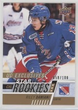 2017-18 Upper Deck CHL Star Rookies Exclusives 58/100 Riley Damiani #396 a3i