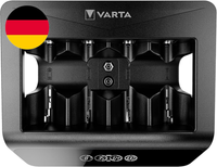 Varta LadegeräT FüR 2/4 Aa/Aaa/C/D Oder 1X 9V Akku Batterien, 4Xaa 2600 Mah