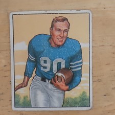 Bowman 1950 Bob Hoernschemeyer #39 Detroit Lions Football NFL Base Set Vintage