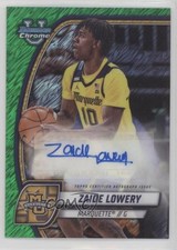 2024-25 Bowman U Chrome Green Shimmer Refractor Auto Zaide Lowery #90 Auto 1a6q