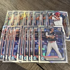 2024 Bowman Chrome 1st Prospects Yohandy Morales Lot of 17 Washington Nationals