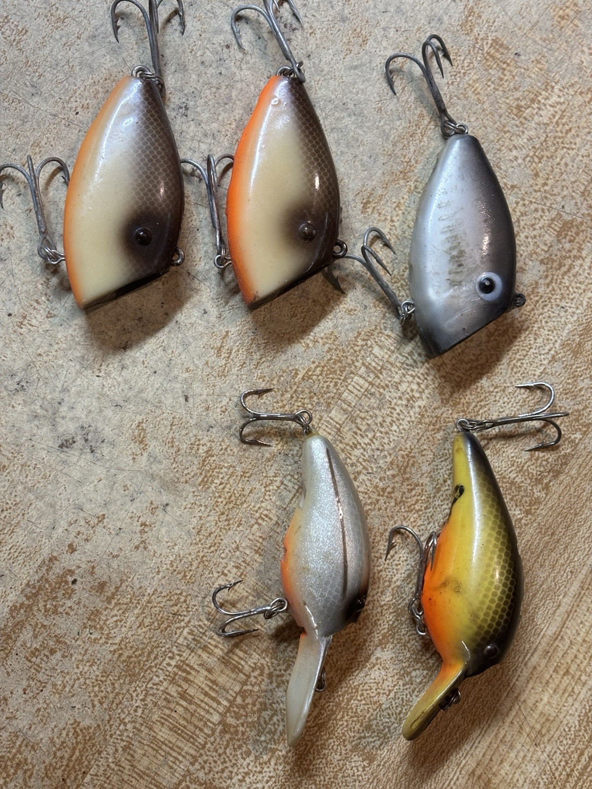 5 Aquasonic Fishing Lures 1 Money 1975-1980 Cibola Texas