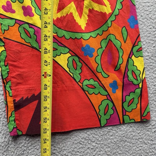 Rhode Puff Sleeve V-Neck Red Floral Abstract Jumpsuit MultiColor Women’s Size S - Picture 6 of 16