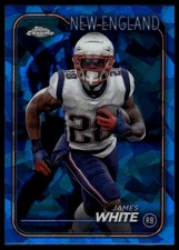 2024 Topps Chrome Sapphire James White #127 Patriots