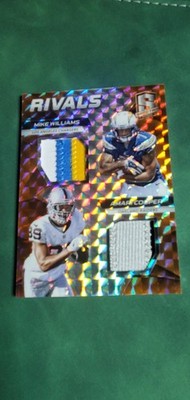 2017 Spectra Rivals Mike Williams, Amari Copper Prizm Bronze 2/2 Card 13