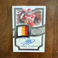 Topps 2026 Flagship Football Garrett Nussmeier Chiefs RPA ARP-GN 10/10