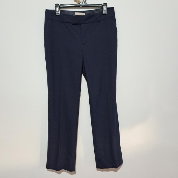 Women Banana Republic Trousers Navy Stretch 38
