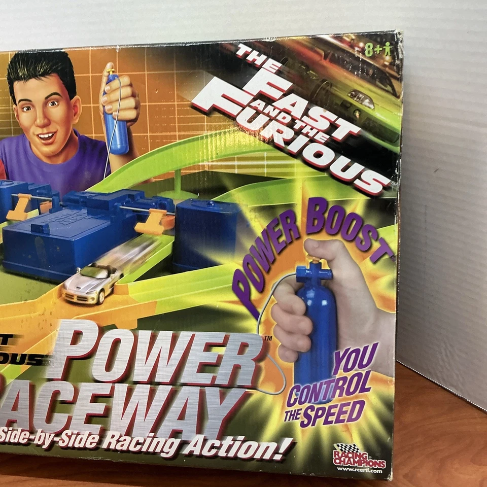 The Fast And The Furious  Power Receway Side By Side Racing With 2 Cars New - Image 2 of 4