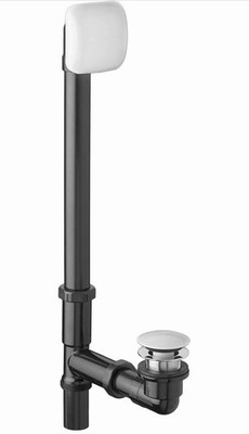 American Standard 1640.305.020 Deep Soak Bath Drain White Overflow Pop-Up Drain