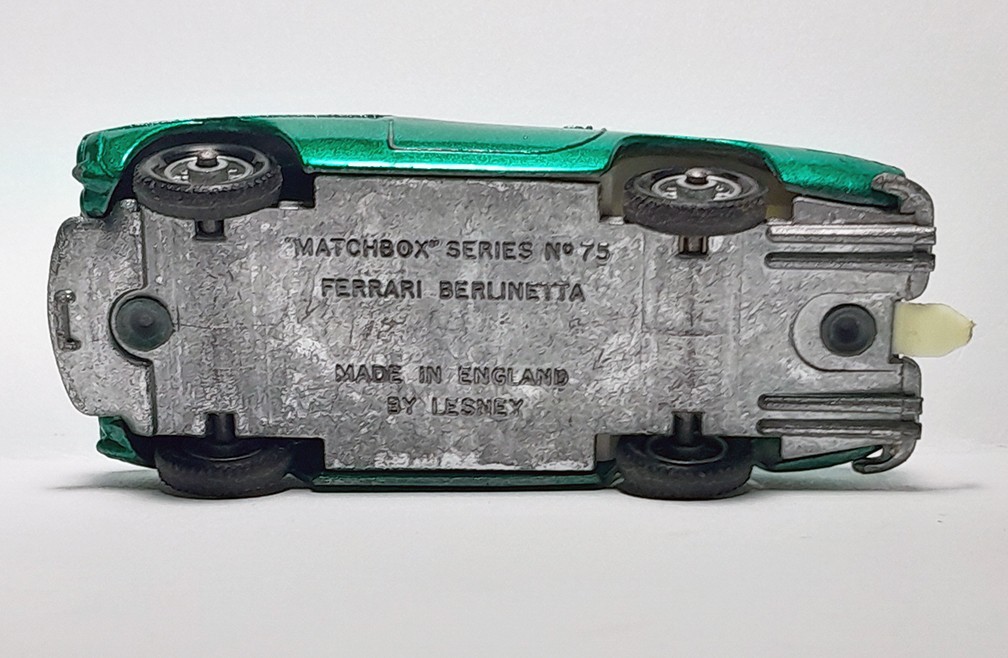 Nice Vintage Matchbox Lesney 1-75 Series #75 Ferrari Berlinetta w/Wire Wheels