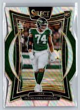 2024 Panini Select #66 Olumuyiwa Fashanu Silver Prizm Die Cut