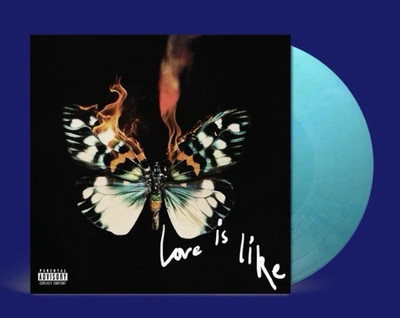 Maroon 5 - Love Is Like. Sea Breeze Blue Vinyl 12'' LP Album SIGNED CARD SEALED*