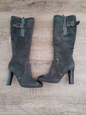 G-Star Raw Wildleder Stiefel Grau Top Zustand GR.40 Wie Neu