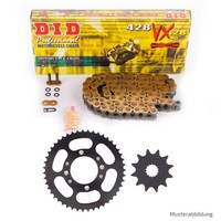 DID Kettensatz FüR Daelim VC Advance 125 1996 Mit Kette VX Clip Gold/Stahl