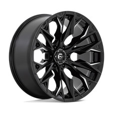 22x10 Fuel D803 Flame Gloss Black Milled Wheel 6x135 -18mm