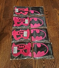 Batgirl Superhero Cape and Mask Costume Set of 8 Halloween Dress Up