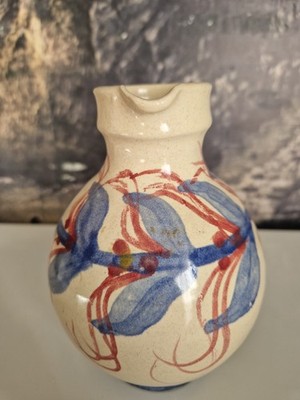 Vintage Scandinavian Studio Pottery Creamer / Small Jug   EB Shield Mark
