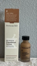 Perricone MD No Makeup Foundation Serum-30ml/1 oz—Tan—New In Box