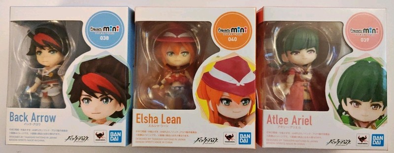 Figuarts Mini BACK ARROW, ELSHA LEAN, ATLEE ARIEL BRAND NEW BANDAI SPIRITS