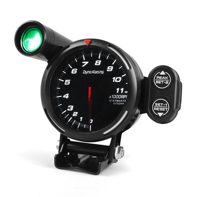 #ad 5quot; Tachometer Gauge 7 Color Backlit 0 11000 RPM Meter with Shift Light Universal $55.74
